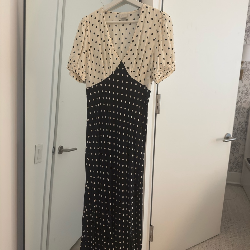 Polkadot Midi Dress